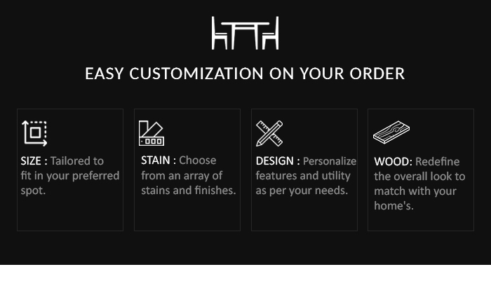 lmh EASY CUSTOMIZATION ON YOUR ORDER P SIZE : Tailored to R ISl P s fitin your preferred fromanarrayof features and utility RO s BENPEL A RS g 